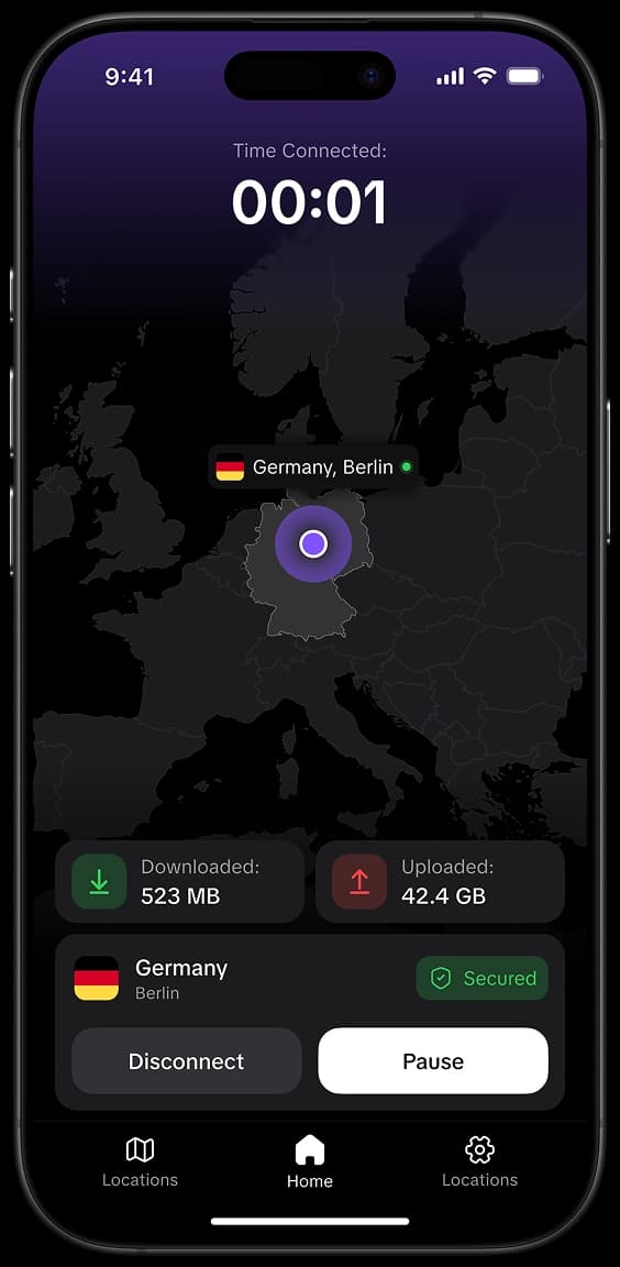 KryonVPN app